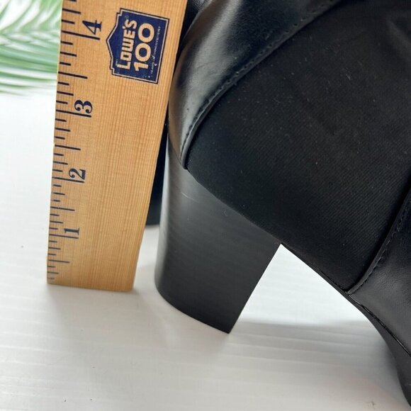 Anne Klein's Romi Women's Block Heel Ankle Bootie Size 9.5 Black - Picture 14 of 14